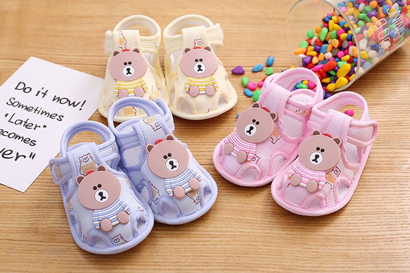 Dép tập đi cho bé 4 -15 tháng Size 12, 13, 14