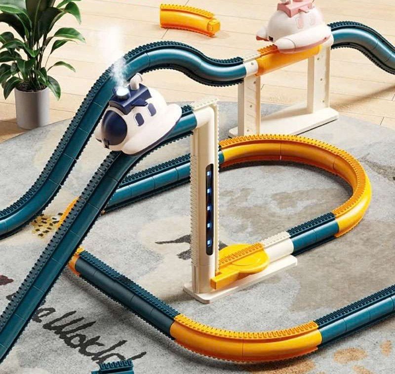 Đường ray tàu lượn 72 chi tiết -DC01