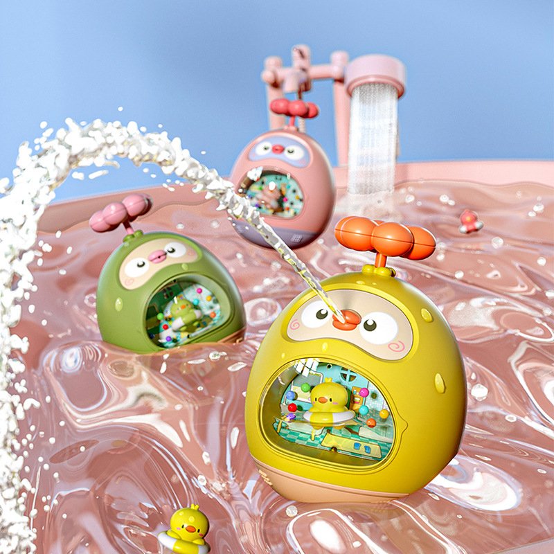 Đồ chơi nhà tắm lật đật vịt phun nước -DC12
