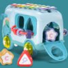 Đồ chơi giáo dục thông minh sớm xe bus đa năng -DC10
